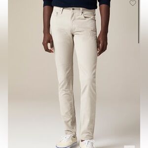 NWOT J crew natural stone 484 Slim-fit pant in corduroy